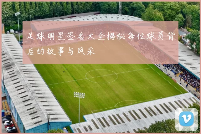 足球明星签名大全揭秘每位球员背后的故事与风采