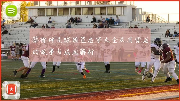 蔡徐坤足球明星名字大全及其背后的故事与成就解析
